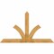 Ekena Millwork Richland Rough Sawn Timber Gable Bracket, Western Red Cedar, 84"W x 49"H x 2"D x 6"F, 14/12 Pitch GBW084X49X0206RIC00RWR - alternate 1